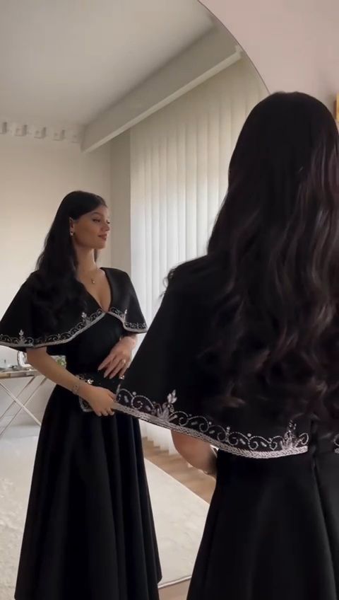 Elegant A line Prom Dress Black Evening Dress Formal Prom Gown