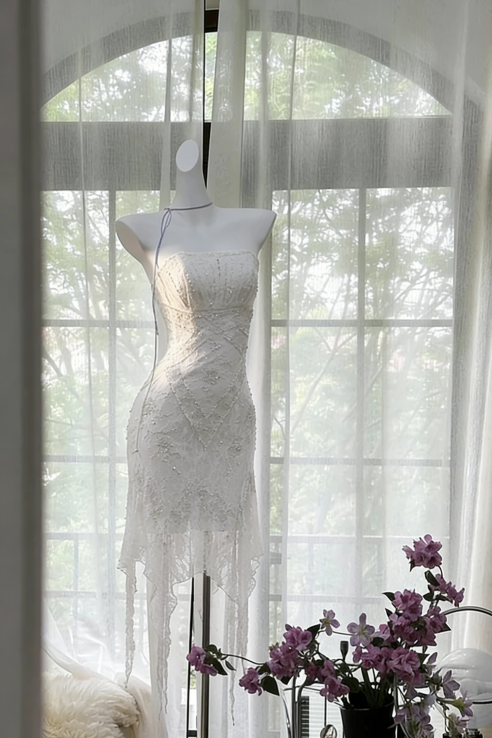Gorgeous Exquisite Beaded Lace Long Chiffon Homecoming Dress Prom Dress Evening Dress Wedding Party Dress Prom Dress Graduation Date Dress gh3988