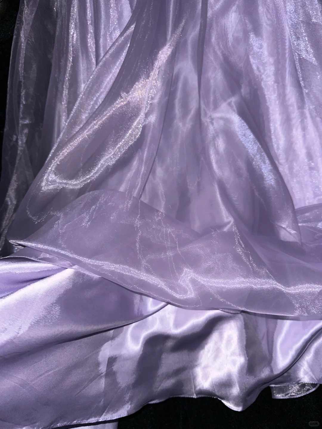 Enchanting Lavender Sparkle Tulle A-Line Spaghetti Straps Evening Gown TP5375
