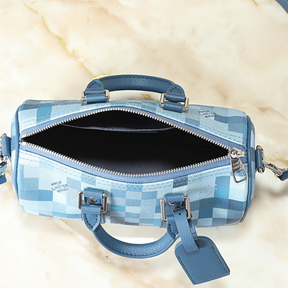Louis Vuitton Keepall Bandoulière 25 Blue 25Cm M28600