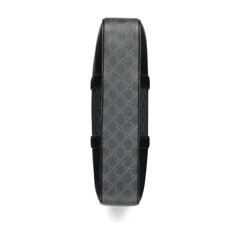GUCCI MEDIUM GG BRIEFCASE WITH LOGO PLAQUE