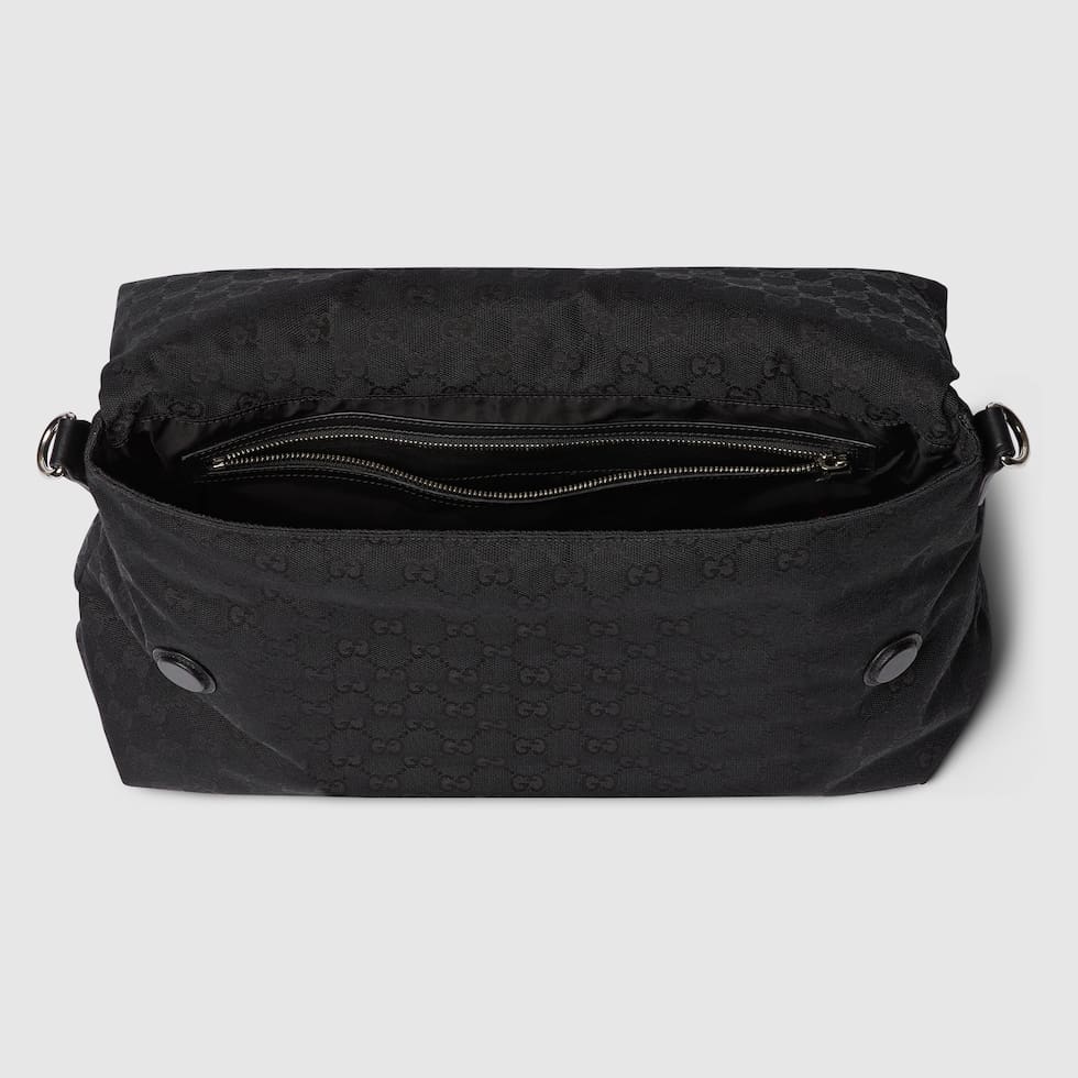 GUCCI Medium GG crossbody bag with Web