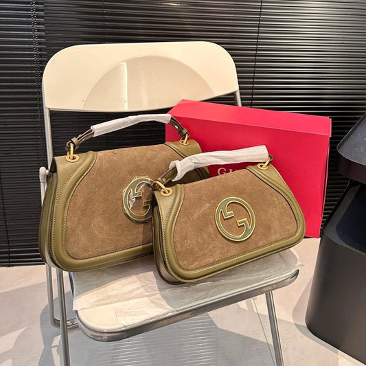 Gucci Blondie Small Shoulder Bag Dark Green 26Cm 815715 CAAAU 3027