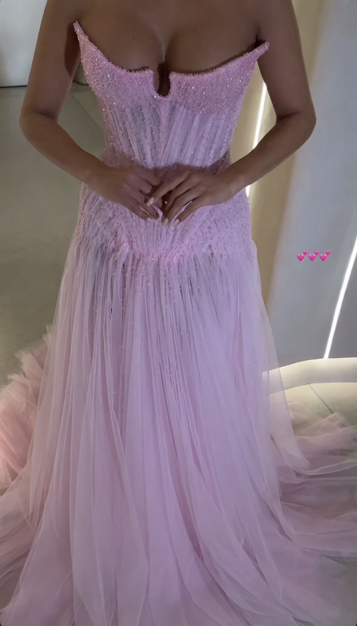 Pink Tulle Prom Party Dress Evening Dress Formal Gown