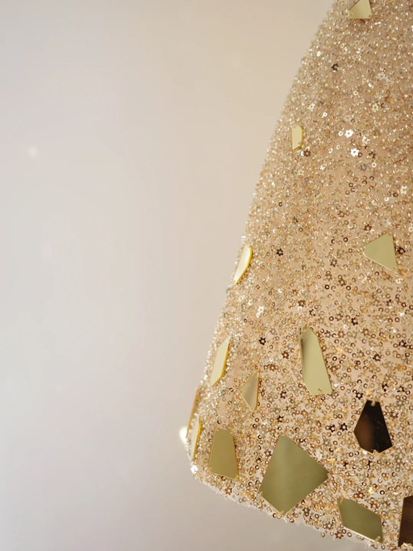 Gold strapless A-line short prom dress R8463