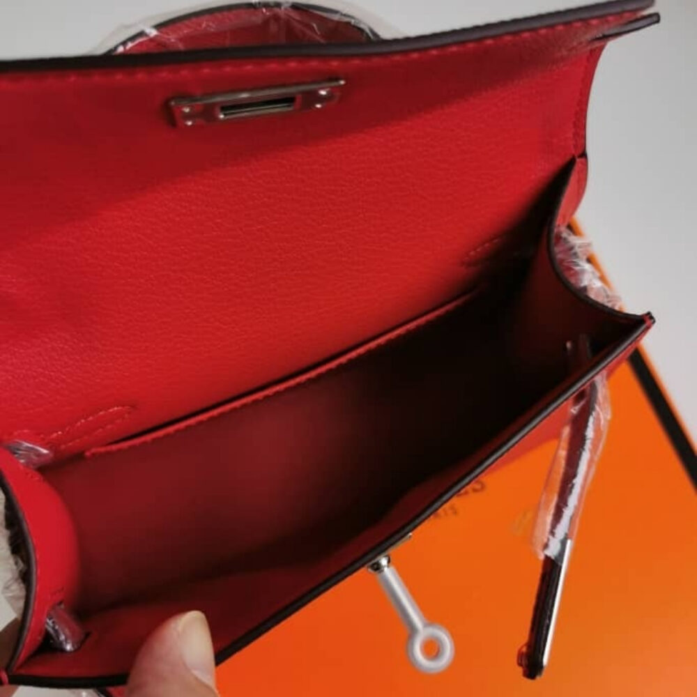 Hermès Mini Kelly Red 19Cm