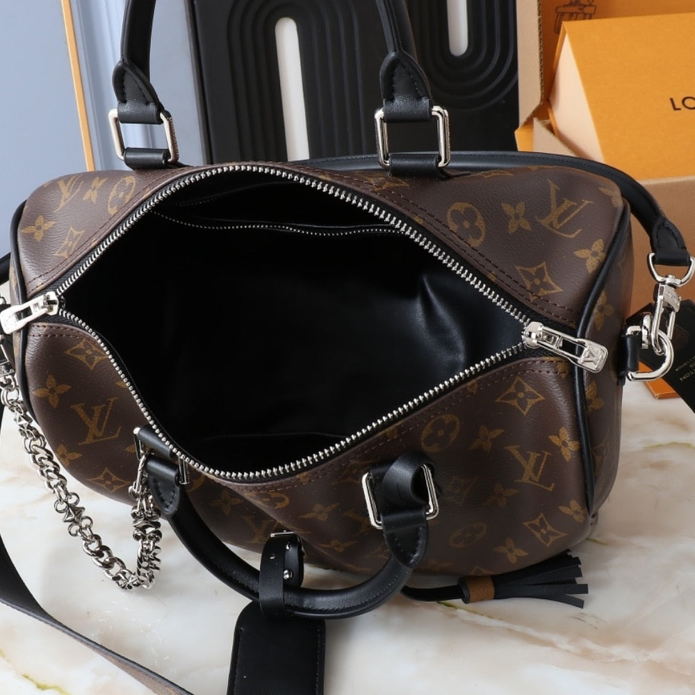 Louis Vuitton Speedy Soft 30 Dark Brown 30Cm M12243