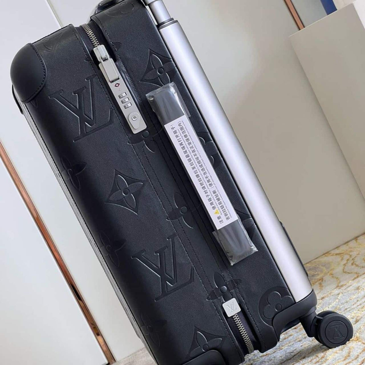 Louis Vuitton Horizon 55 Carry On Suitcase Monogram Empreinte Giant Black 55Cm M46115