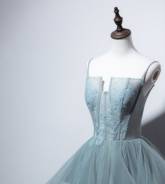 A line tulle lace long ball gown dress formal dress 8548