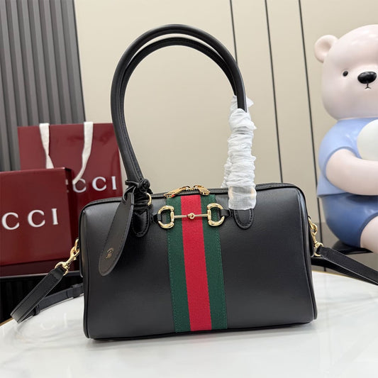 Gucci Borsetto medium boston bag(HIGH-END GRADE)