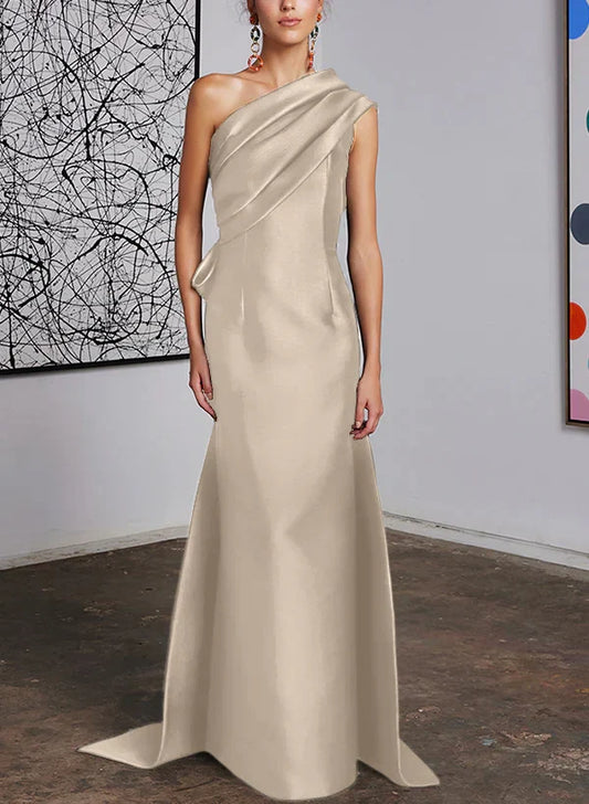 Tight fit/straight shoulder mother of the bride dress
