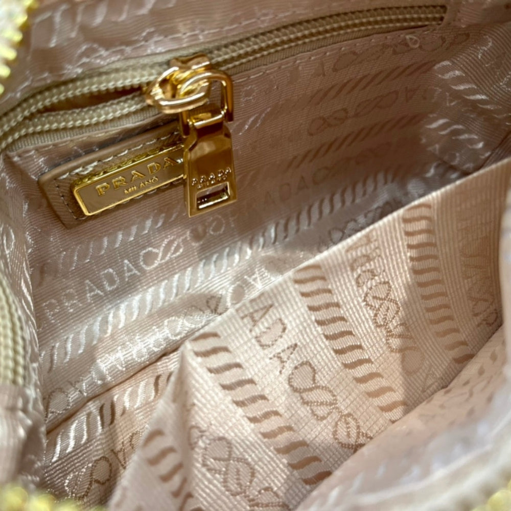 Prada Re-Edition 2005 Raffia Bag Tan 1BH2042A2TF0018VV9L