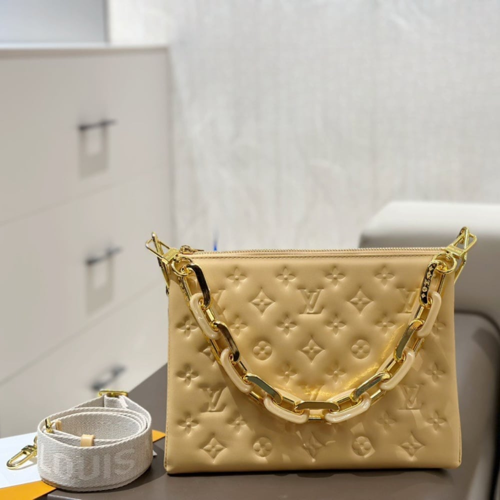 Louis Vuitton Coussin PM Bag Yellow 27Cm M25112