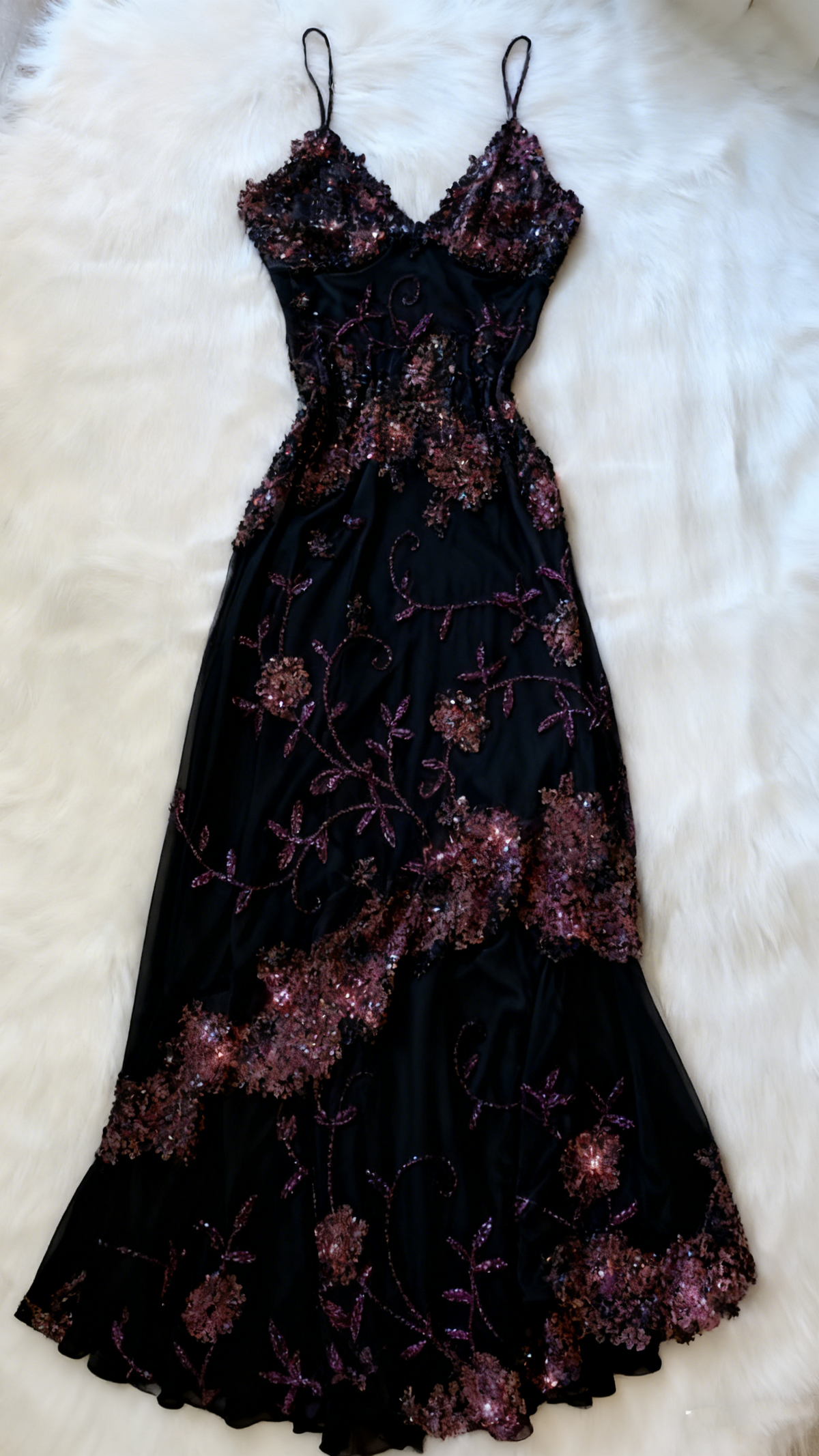 Pink Fashion Exquisite Beaded Spaghetti Strap A-Line Lace Floor Length Elegant Ball Gown Evening Dress gh3168