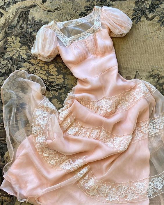 A line Pink Party Gown Pink Evening Dress