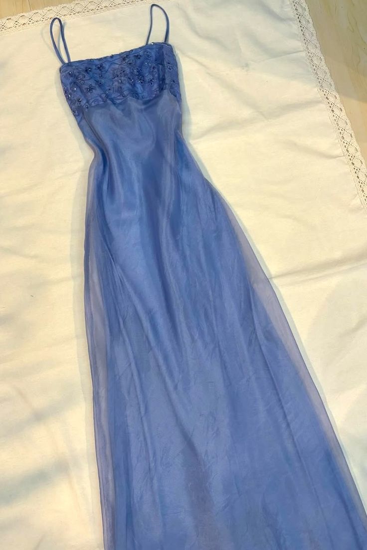 girlhomeshops-New Dress With Delicate Blue Beads gh6118
