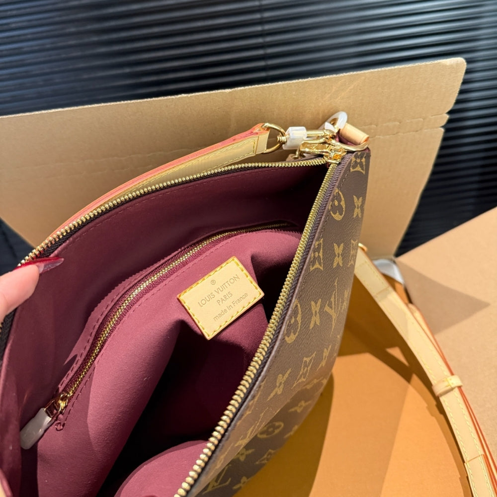 Louis Vuitton Multipass Bag Monogram Brown 27Cm M27825