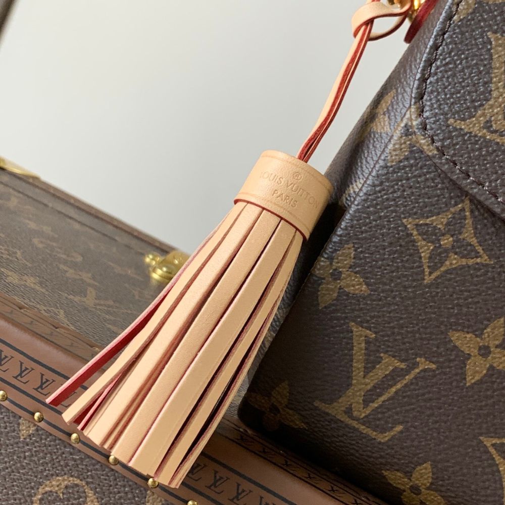 Louis Vuitton Croisette Monogram Canvas Dark Brown 24cm