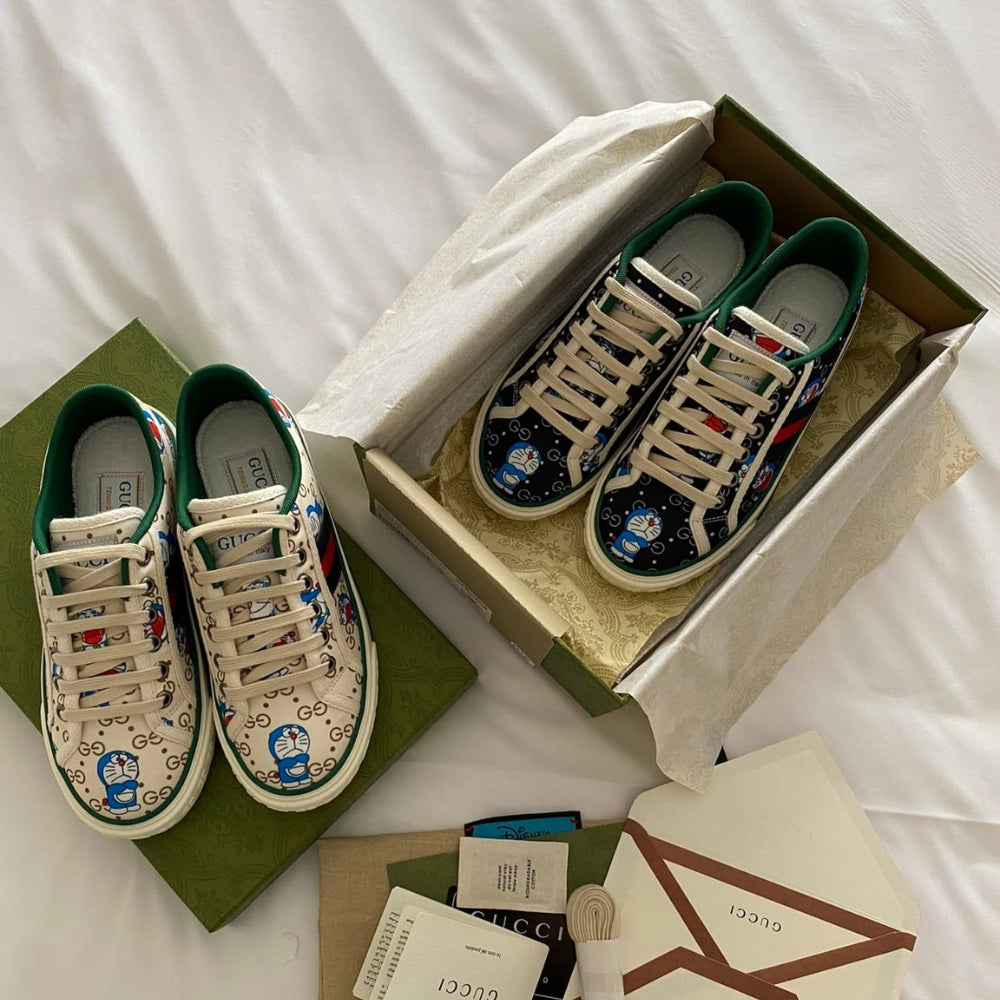Gucci Tennis 1977 Doraemon Sneaker White