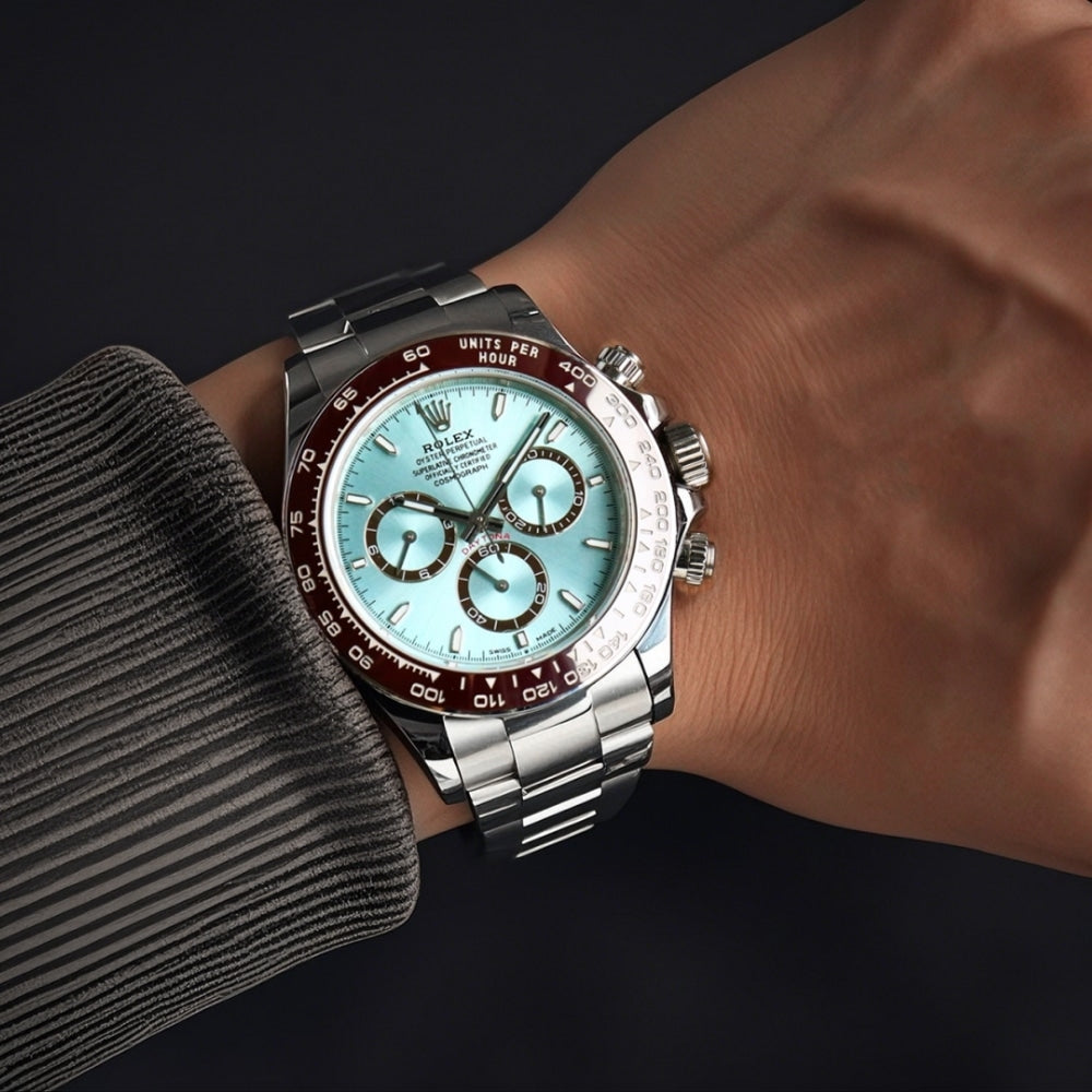 Rolex Cosmograph Daytona Silver Blue 40MM