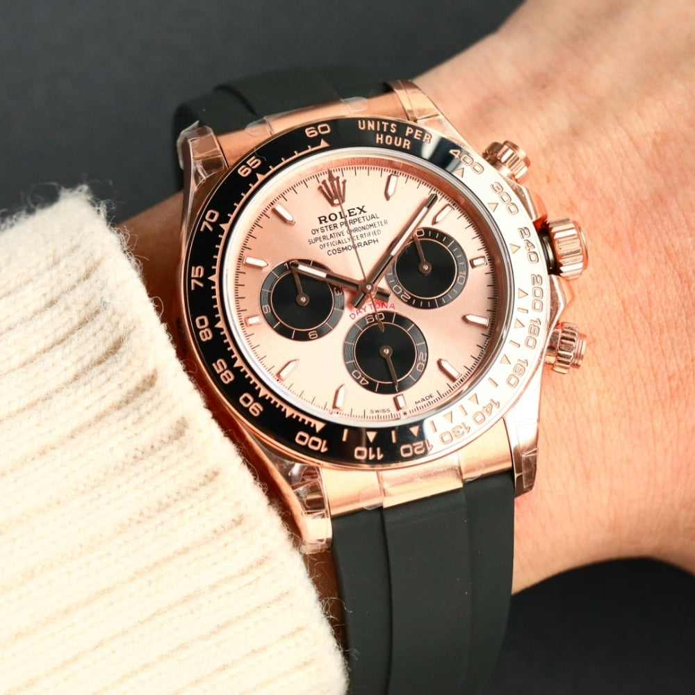Rolex Cosmograph Daytona Gold Everose Oysterflex 40Mm