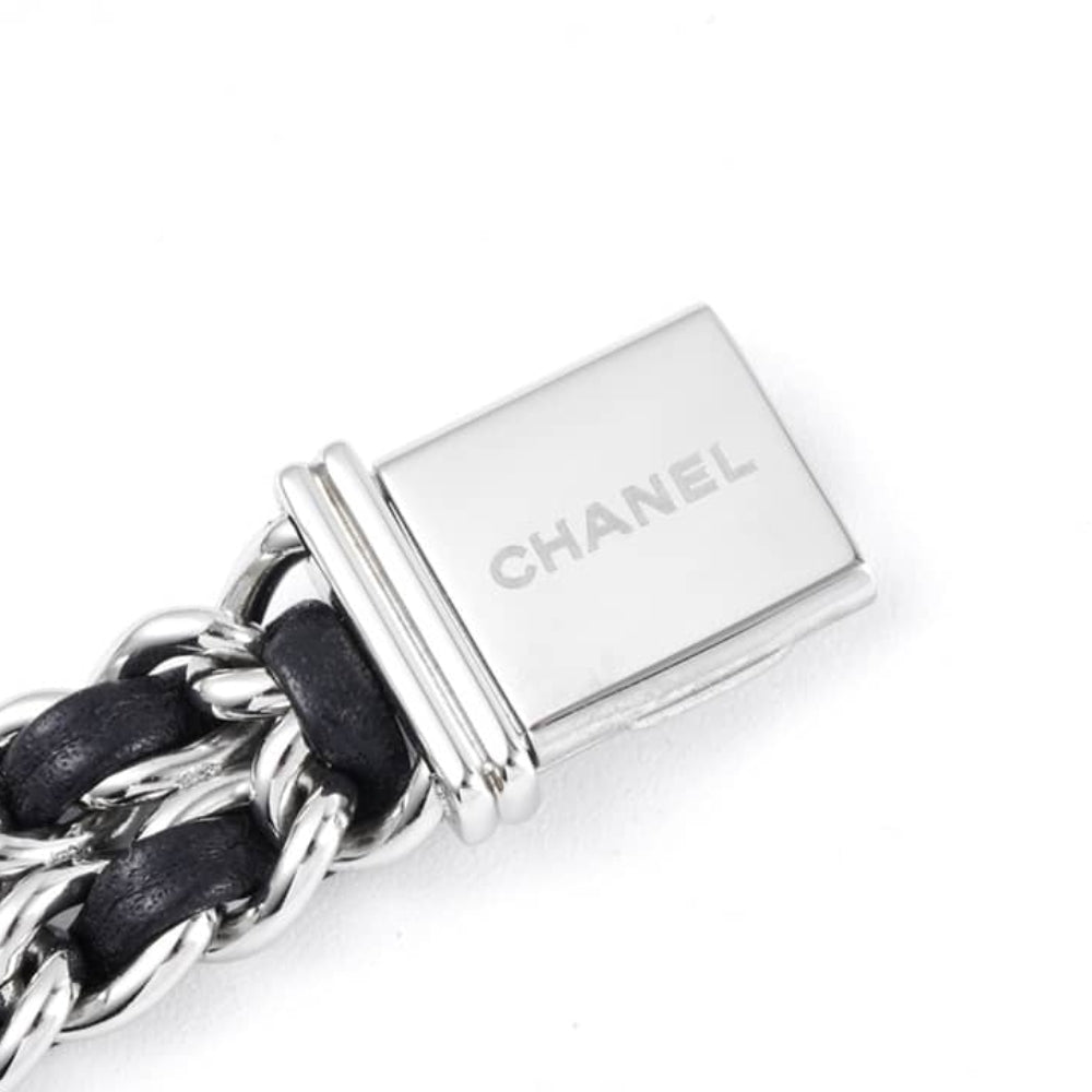 Chanel Premiere Edition Original Watch Silver Black 26Mm H7022