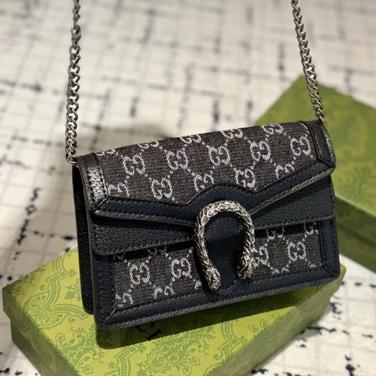 Gucci Dionysus Super Mini Black 16Cm