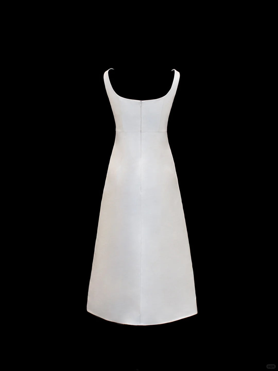 Girlhomeshops-White Delicate Floral Short Satin Homecoming Dress Birthday Dress gh5375