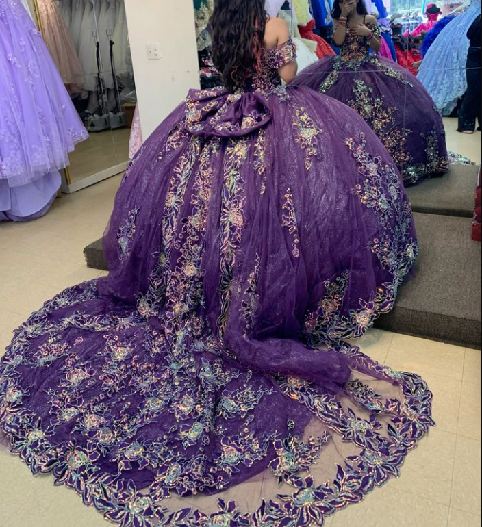 Charming Off Shoulder Princess Ball Gown Elegant Quinceanera Dress Sweet 16 Dress