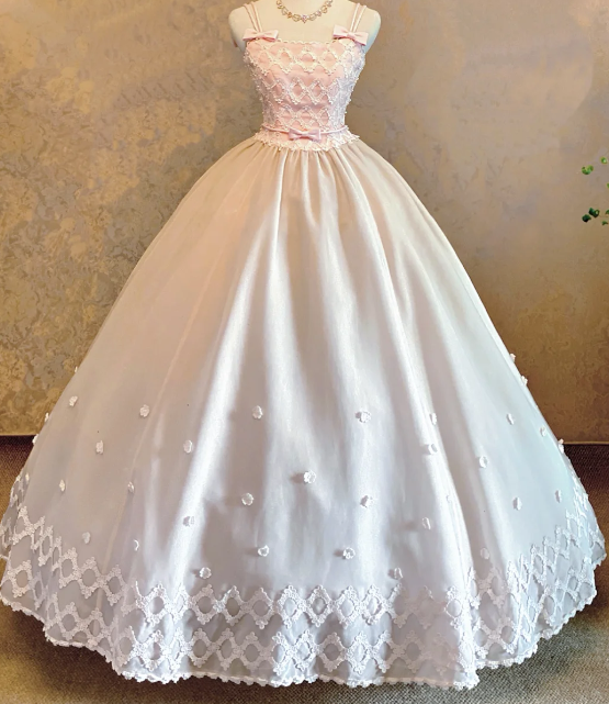 Pink Sweet 16 Birthday Ball Gown Formal Prom Party Dress