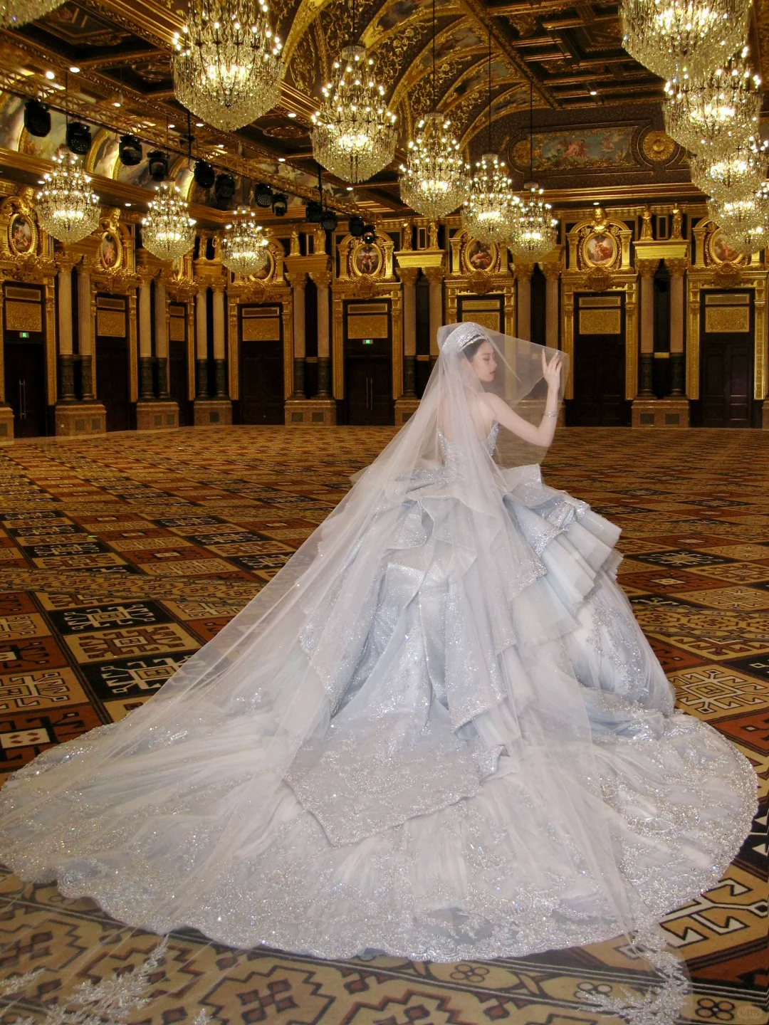 Gorgeous Shiny Beaded Sequined Sweetheart Design A-Line Wedding Dress TP4228