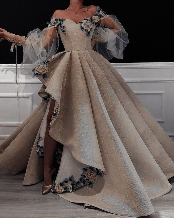 Quinceanera Dresses Applique Prom Gowns