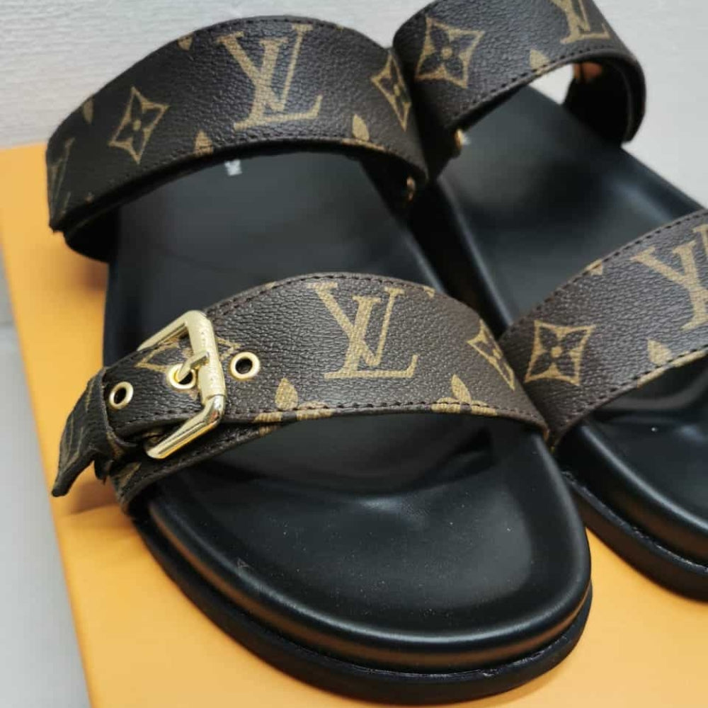 Louis Vuitton Bomdia Flat Mule Brown 1A3R5M