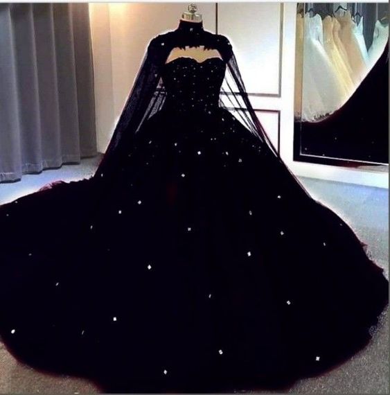 Black quinceañera dress Ball Gown Evening Dress