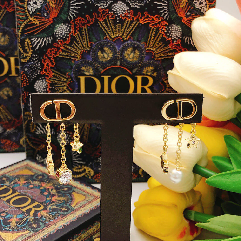 DIOR Petit CD Earrings