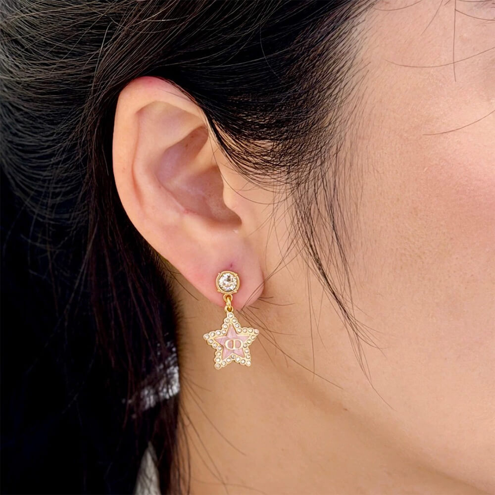 DIOR Petit CD Lucky Baroque Earrings
