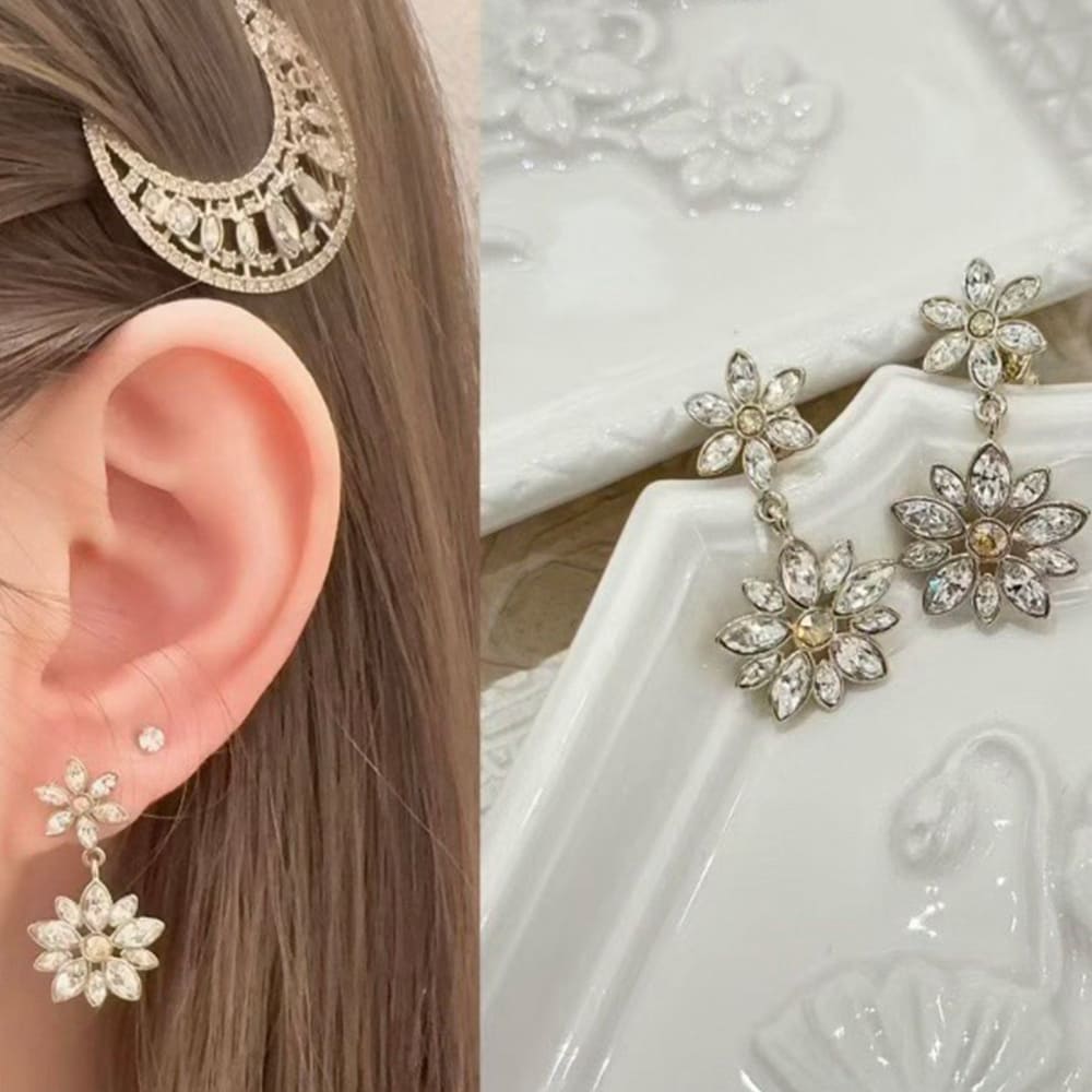 DIOR Fleur de Glace earrings
