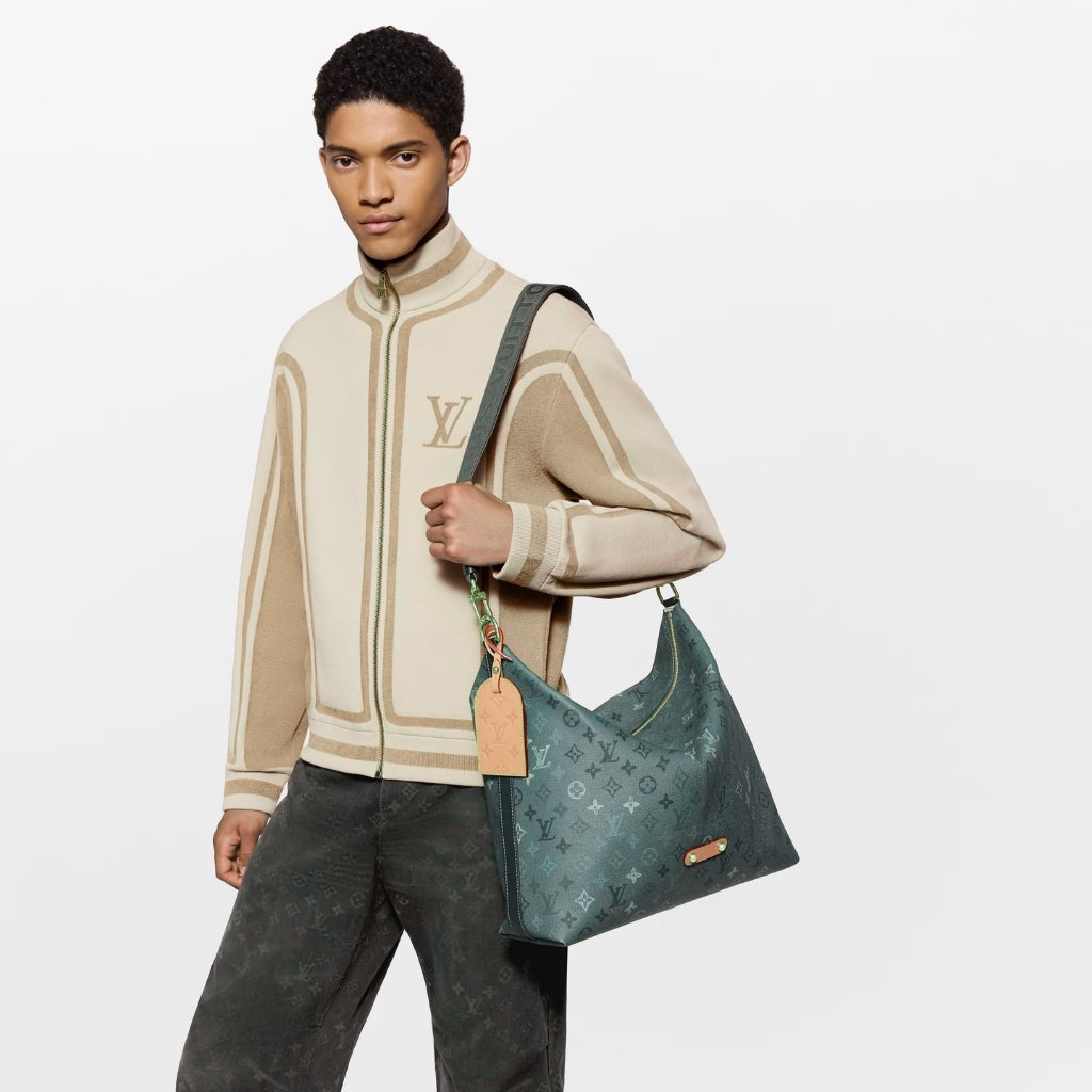 Louis Vuitton Vagabond Hobo Monogram Surplus Green 48Cm M27181
