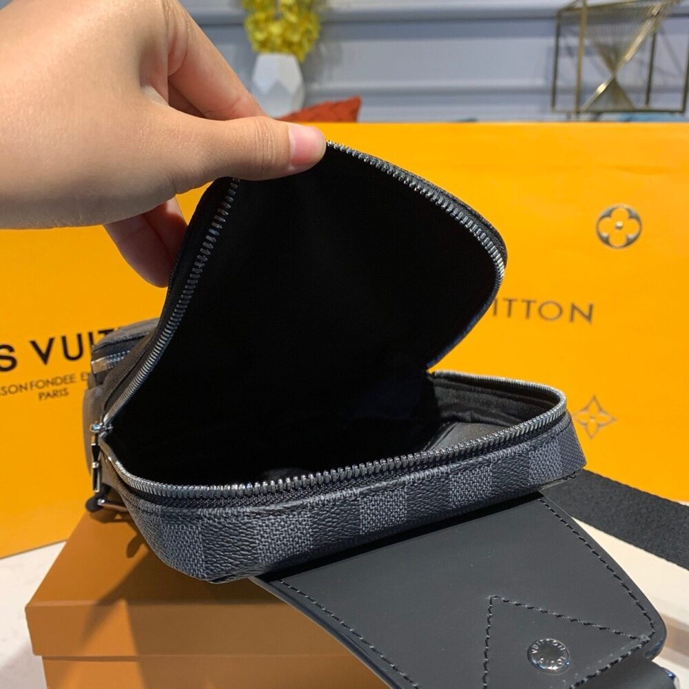 Louis Vuitton Avenue Sling Bag Damier Graphite Canvas 31cm LV N41719