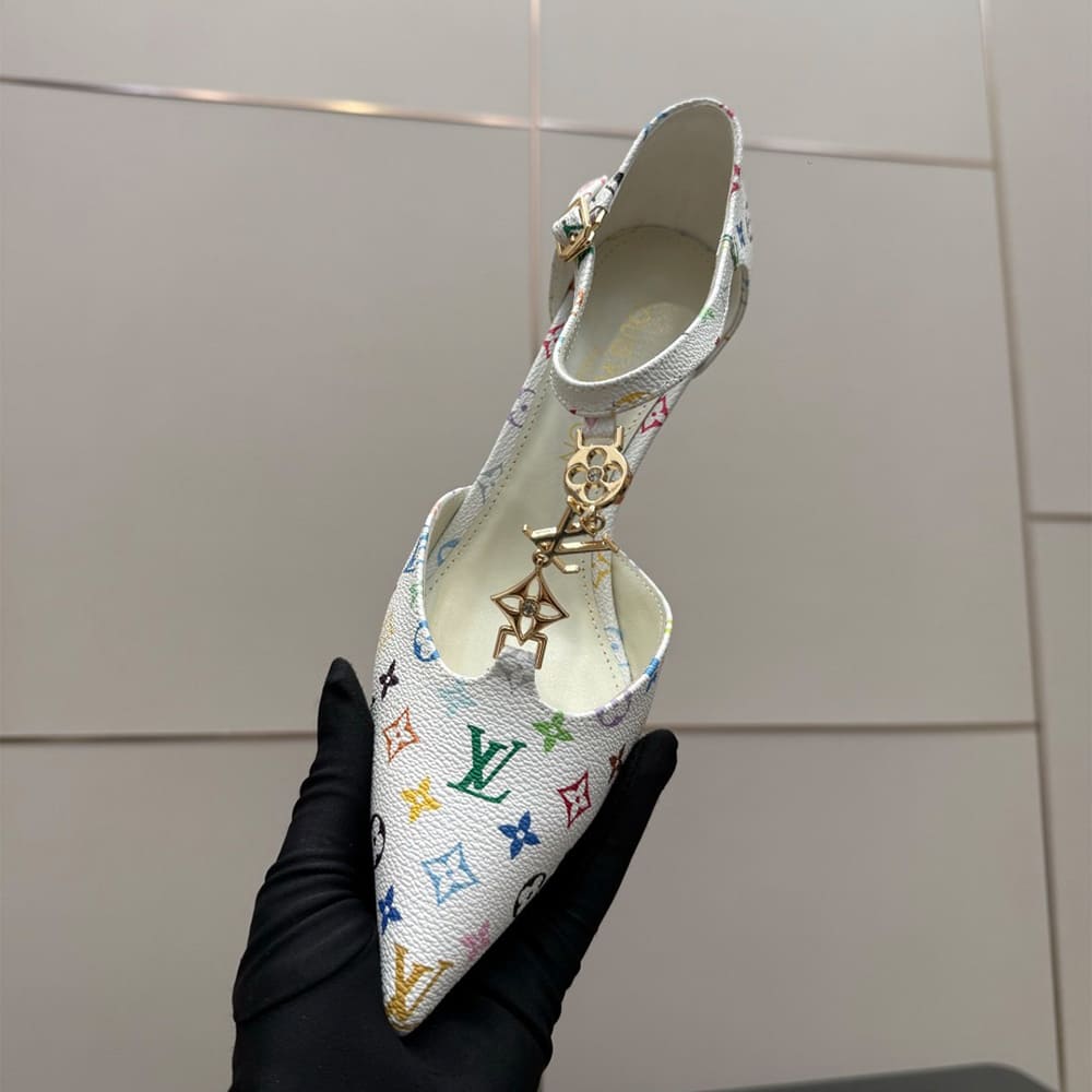 LV x TM Ankle Strap Pumps