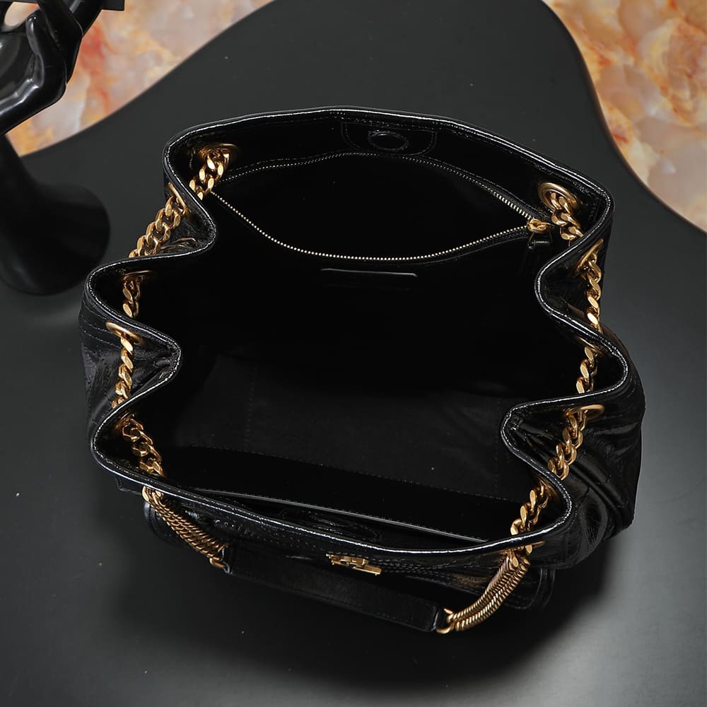 YSL NIKI small shopping in vintage leather(HIGH-END GRADE)