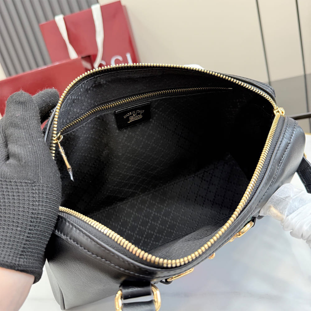 Gucci Borsetto medium boston bag(HIGH-END GRADE)