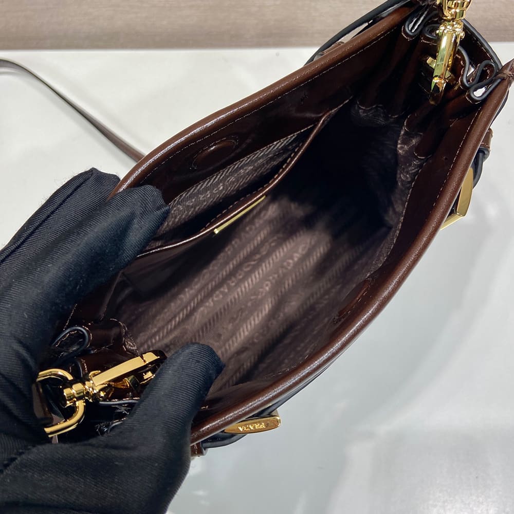 Prada Bonnie leather mini shoulder bag(HIGH-END GRADE)