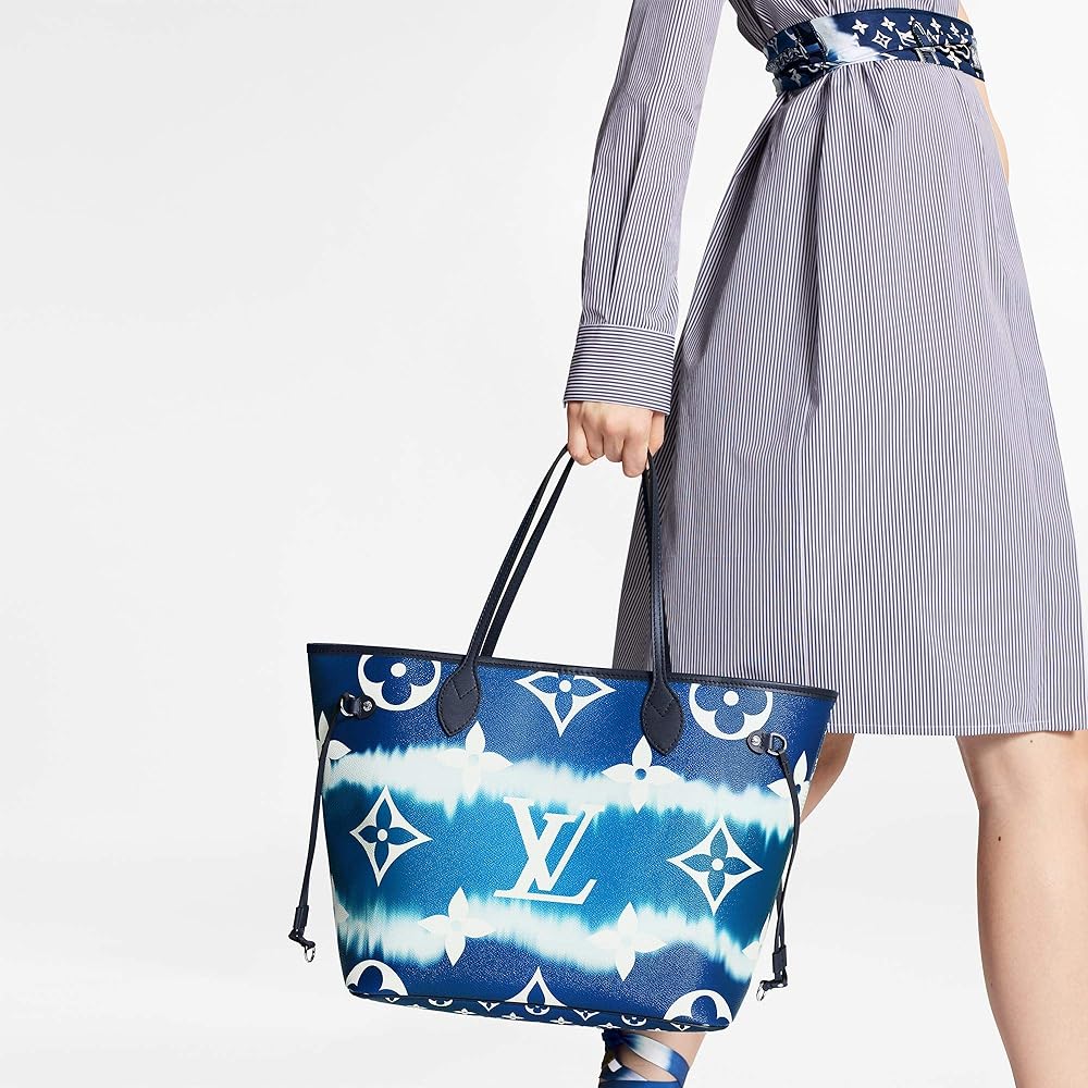 Louis Vuitton Neverfull MM Monogram Escale Blue 31Cm