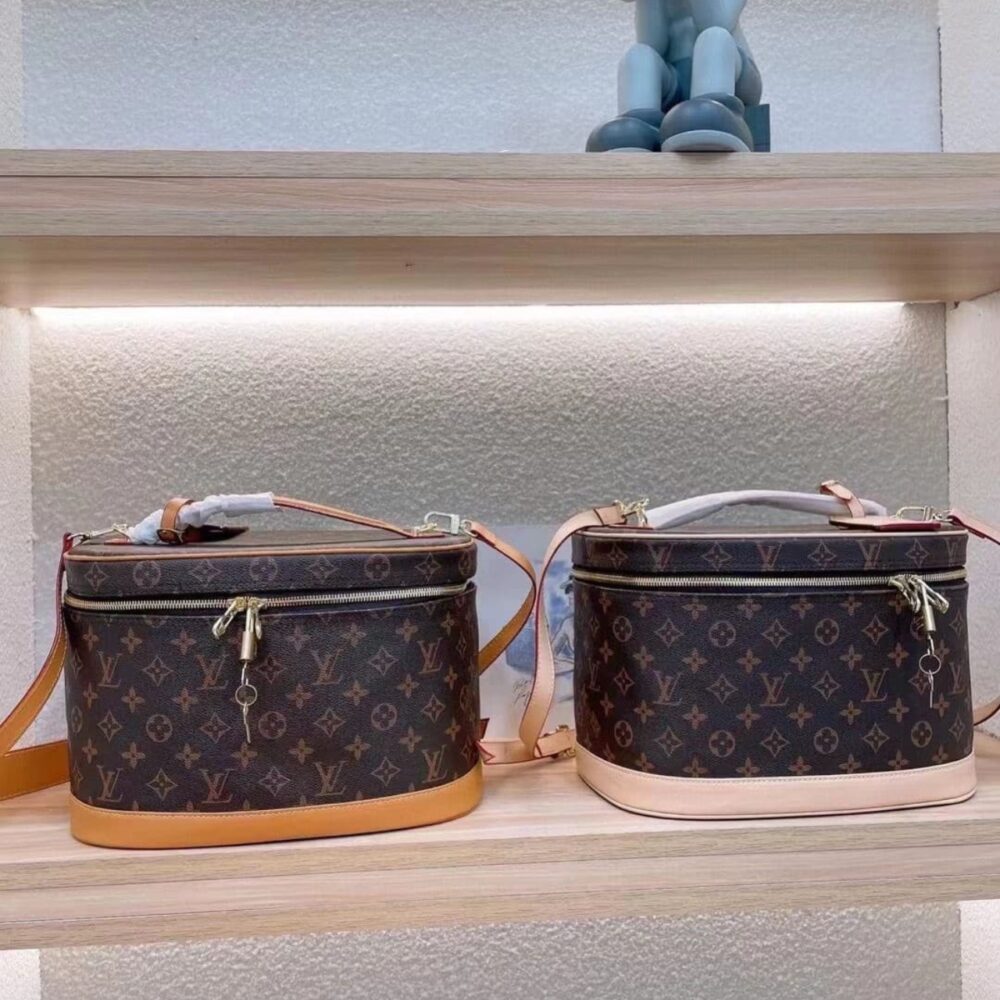 Louis Vuitton Nice Vanity Monogram Brown And Beige 32Cm M44935