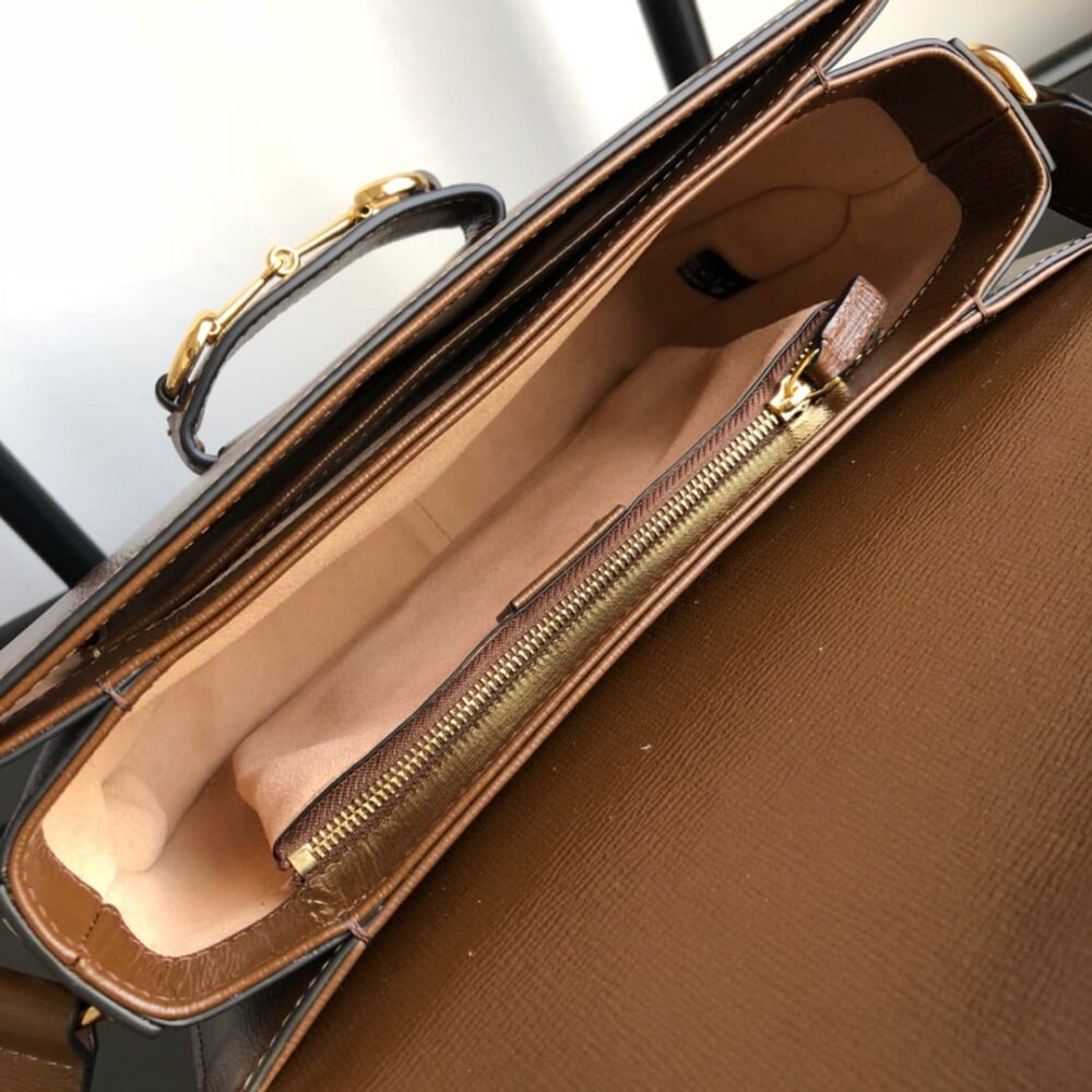 Gucci Horsebit 1955 Shoulder Bag Brown 25Cm 602204 1DB0G 2361