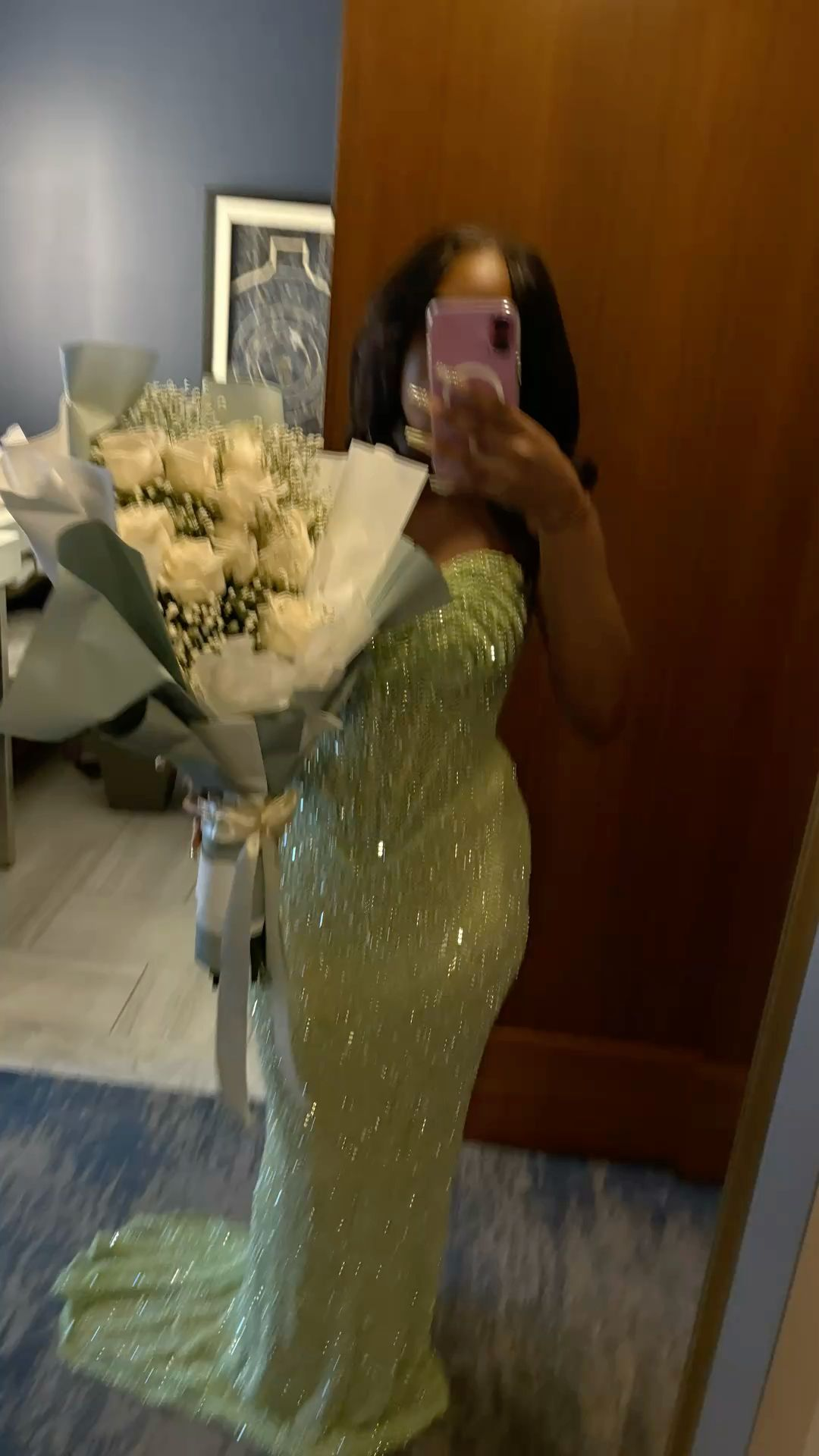 Shiny Mermaid Sweetheart Satin Sequin Long Prom Dress Evening Gown