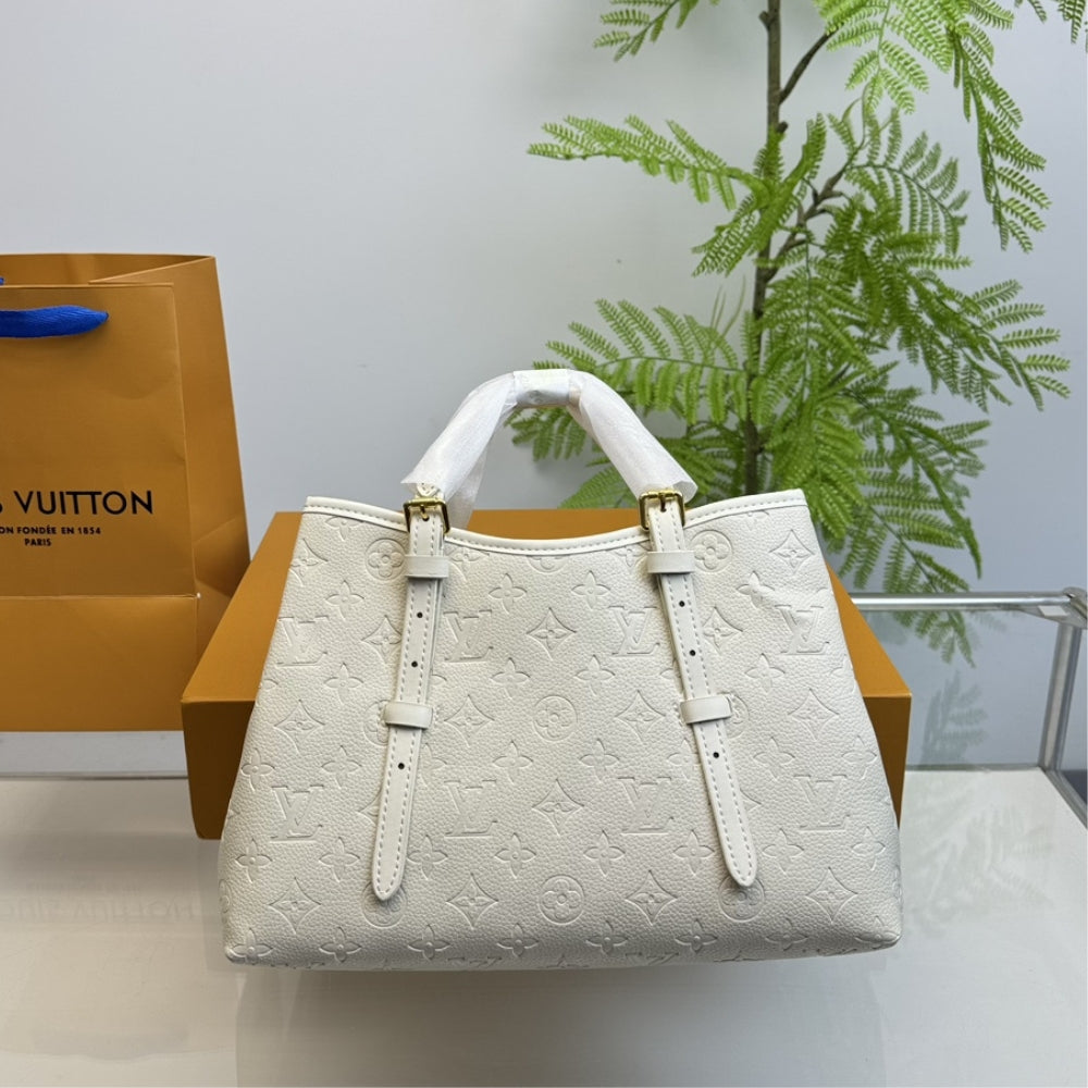 LOUIS VUITTON BABYLONE TOTE PM BAG CREAM 30CM M11394
