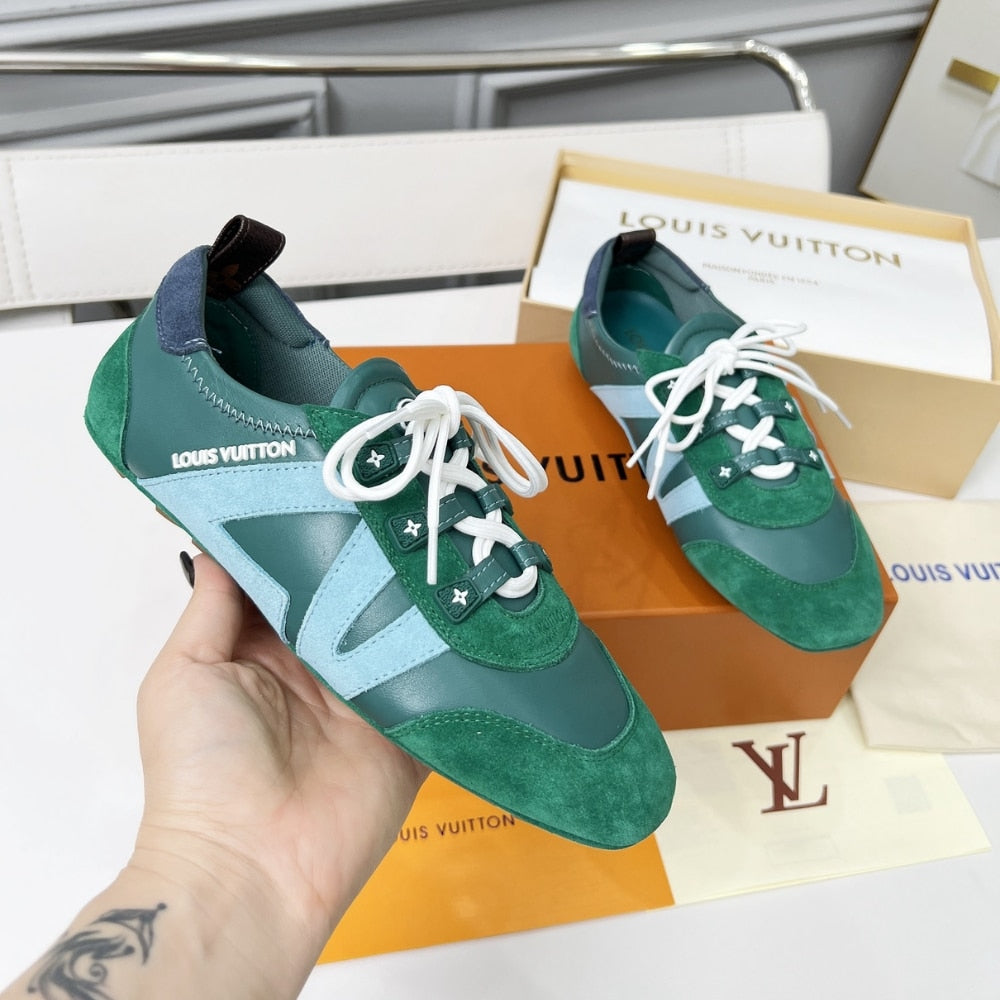Louis Vuitton LV Sneakerina Green 1AHNDY