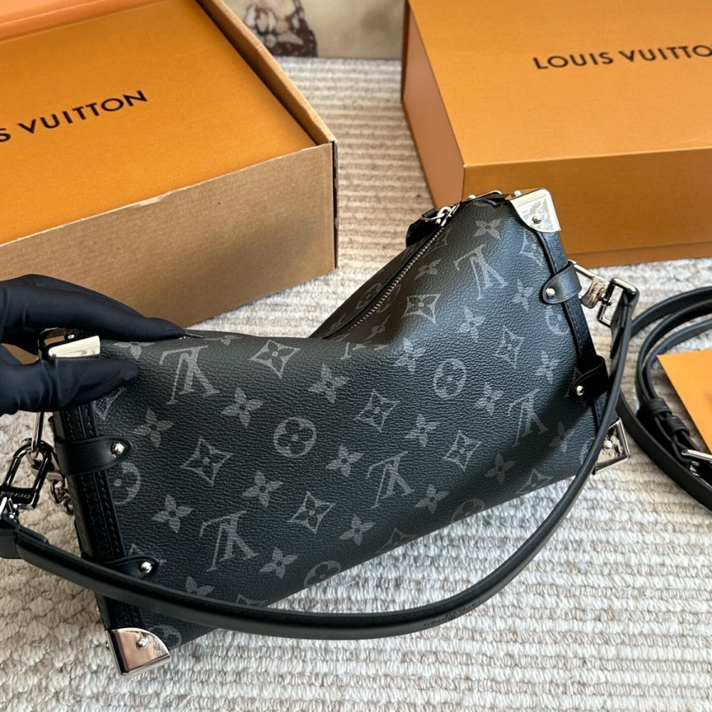 Louis Vuitton Side Trunk MM East West Monogram Eclipse 28Cm M26226